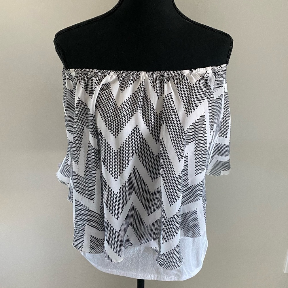 Off the shoulder top.
